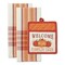 Fall Kitchen Décor Collection Dish Towel & Potholder Hostess Gift Set, Pumpkin Patch, 3 Piece